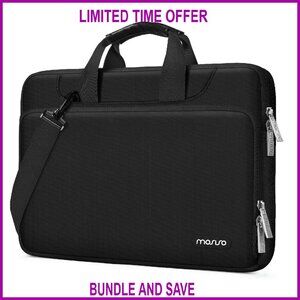 360 Protective Laptop Shoulder Bag for 15-16 Inch MacBook Pro/Air